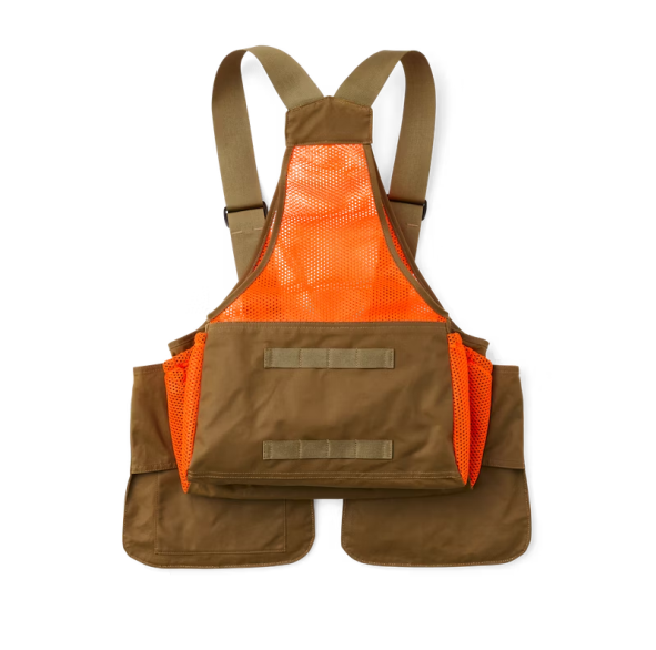 Mesh Game Bag - Dark Tan/Blaze Orange