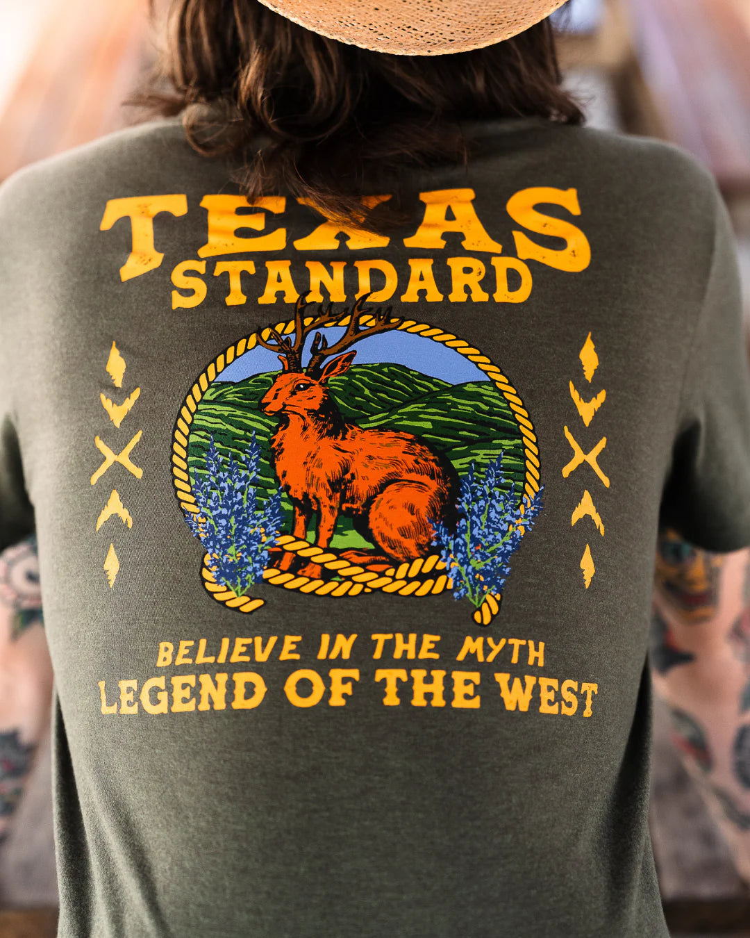 Heritage Printed T-Shirt- Jackalope
