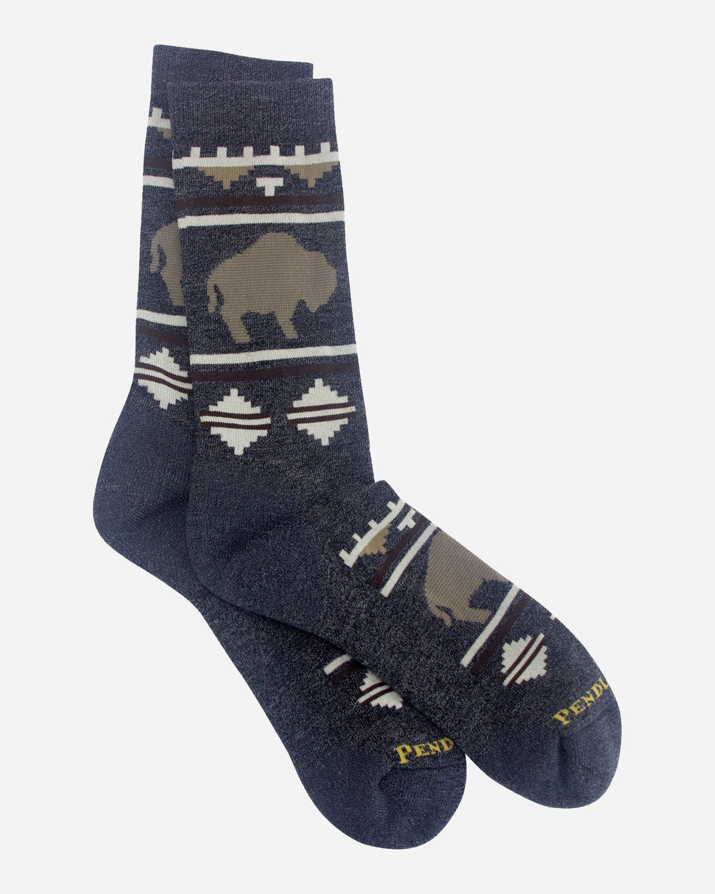 Roaming Bison Crew Sock