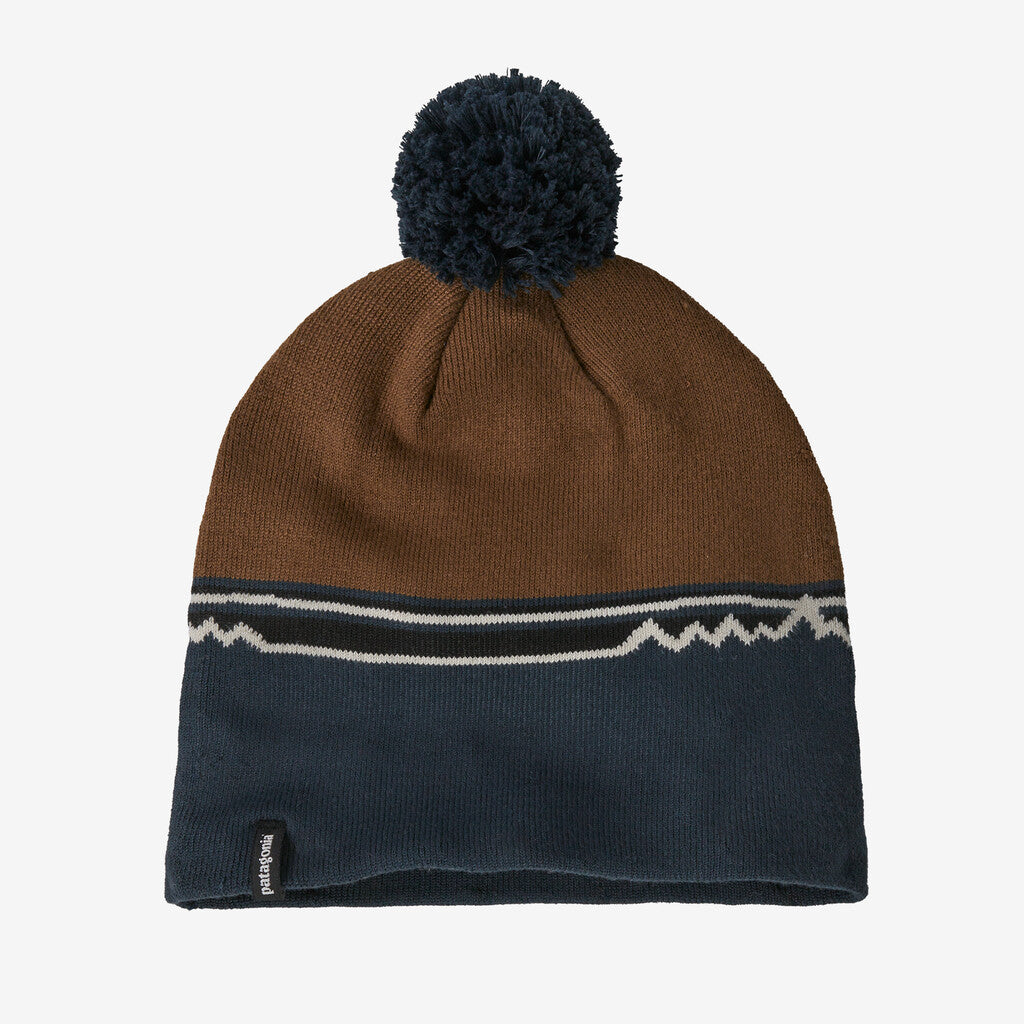 Lightweight Powder Town Beanie- Skyline Block/Shelter Brown