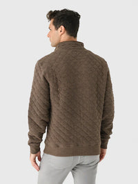 Epic Quilted Fleece Pullover- Mountain Branch Heather