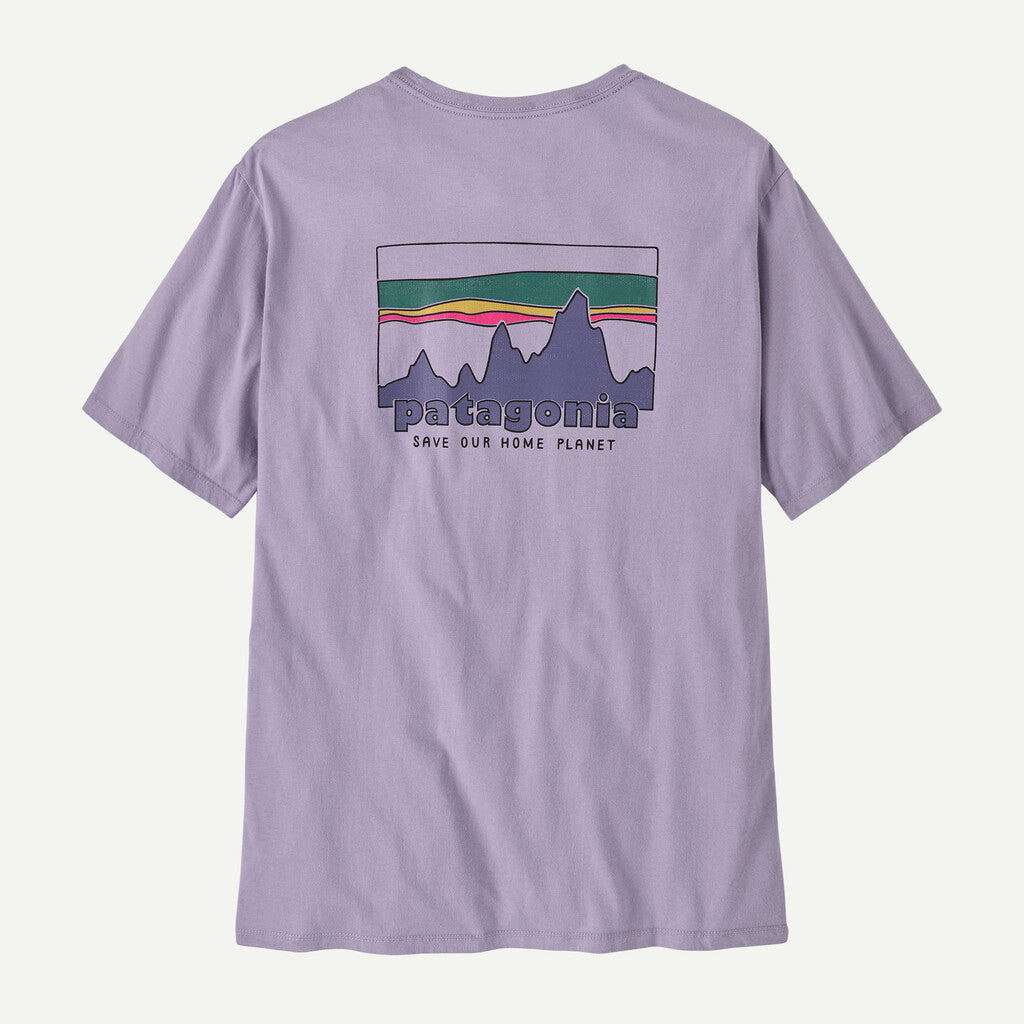 '73 Skyline Organic T-Shirt- Concrete Purple
