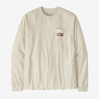 '73 Skyline Pocket Long Sleeve T-Shirt- Birch White