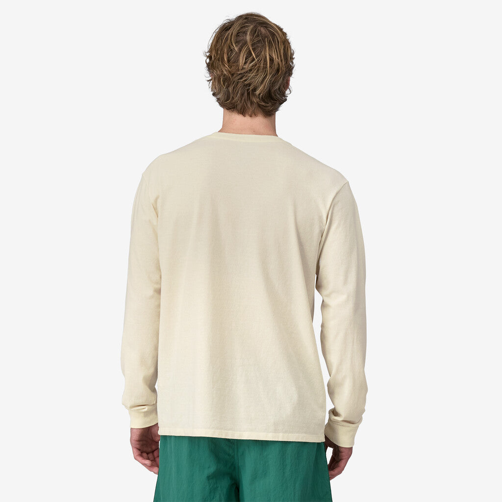 '73 Skyline Pocket Long Sleeve T-Shirt- Birch White