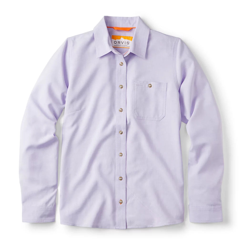 Tech Chambray Long Sleeve Work Shirt
