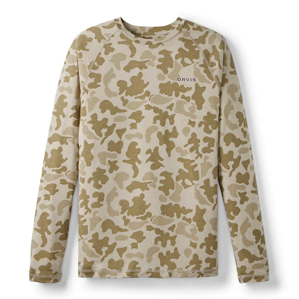 Dricast Long Sleeve Crew- Dove Camo