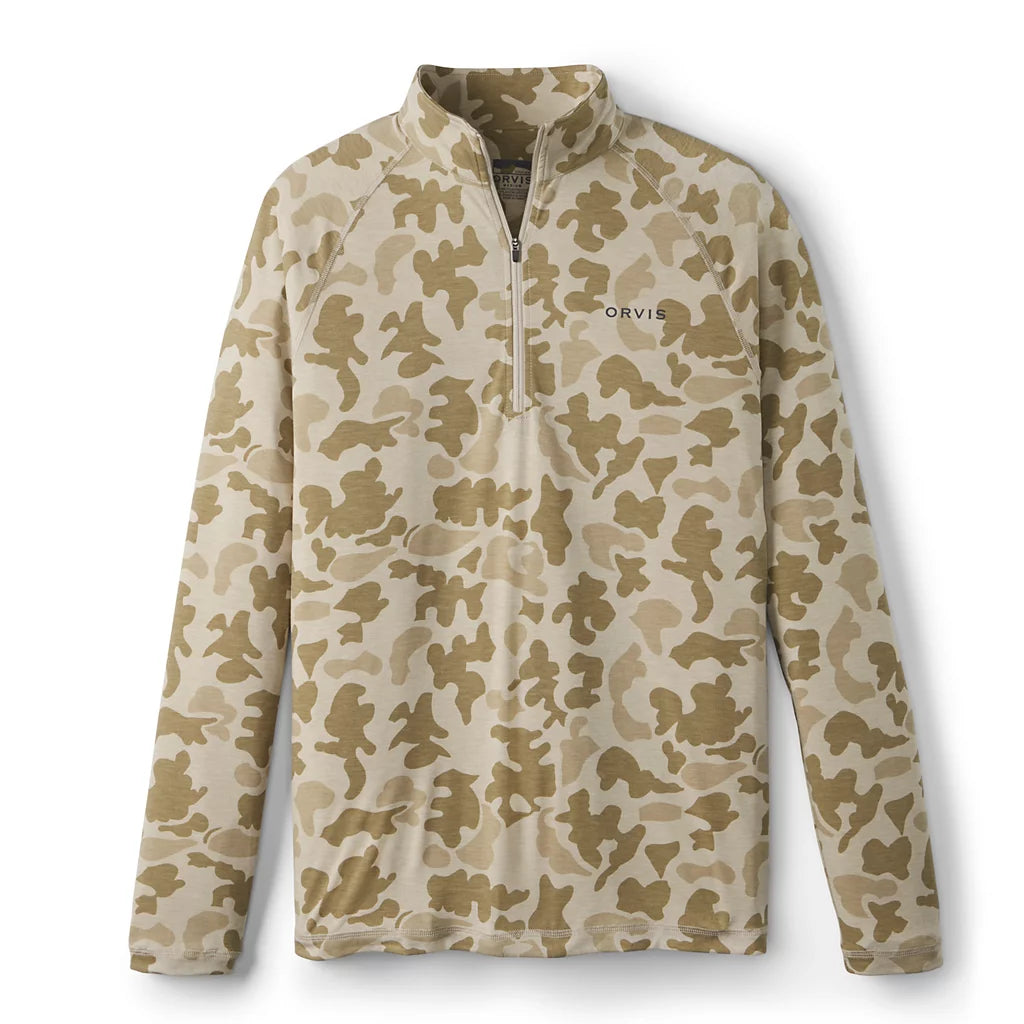 Dricast 1/4 Zip- Dove Camo
