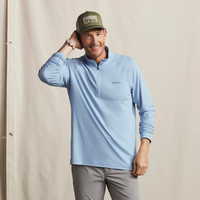 Dricast 1/4 Zip- Coastal Blue