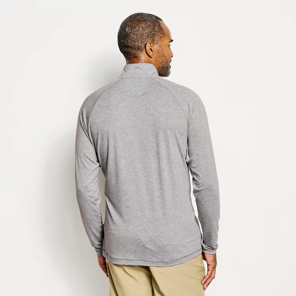 DriCast 1/4 Zip - Light Gray Heather