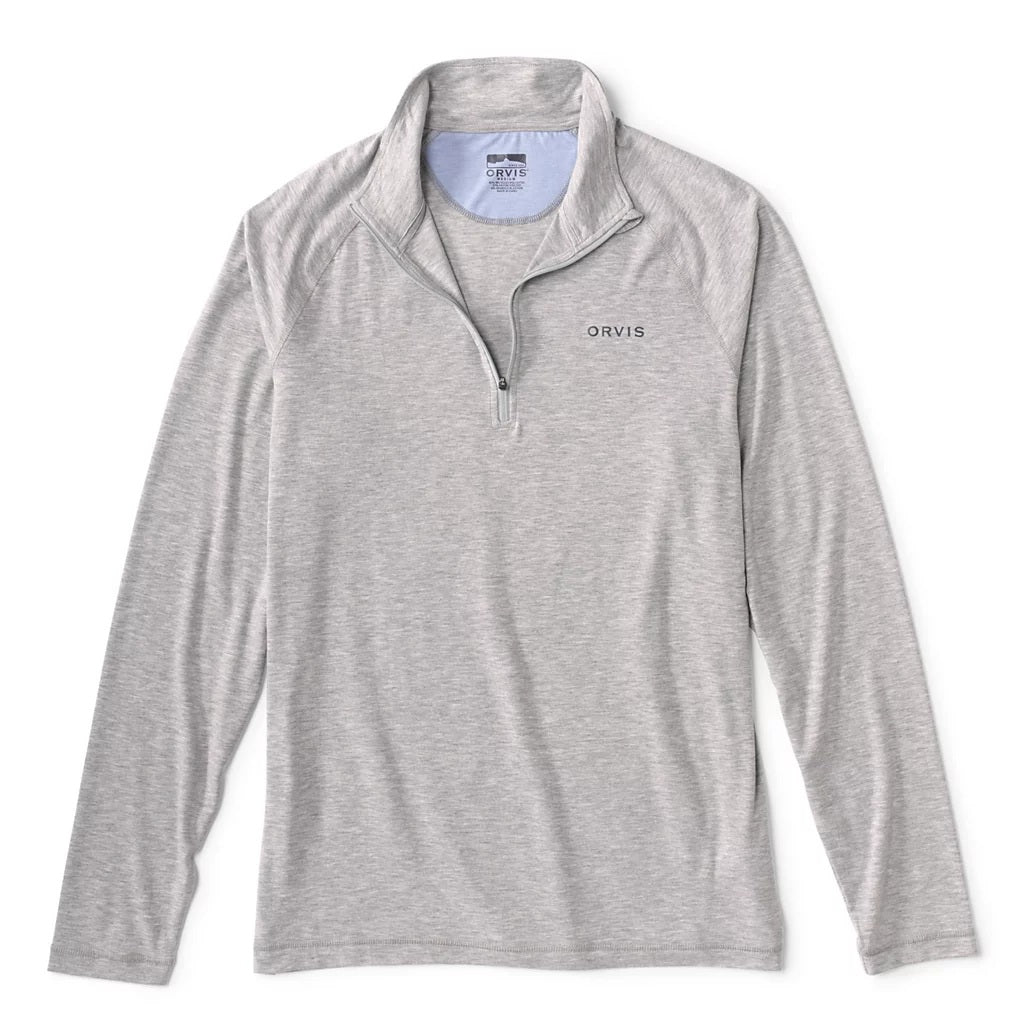 DriCast 1/4 Zip - Light Gray Heather