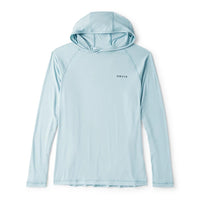 DriCast Graphic Hoodie- Mineral Blue Heather