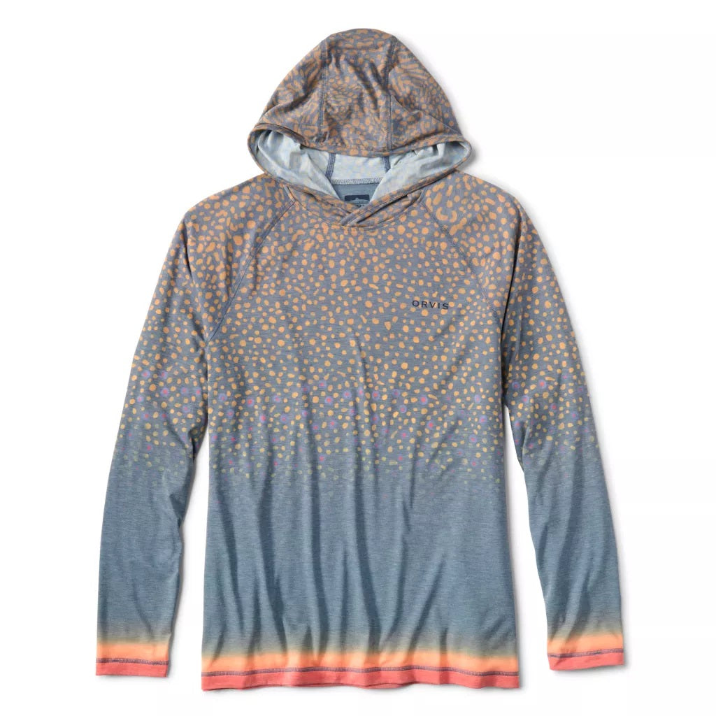 Dricast Printed Hoodie- Brook Trout