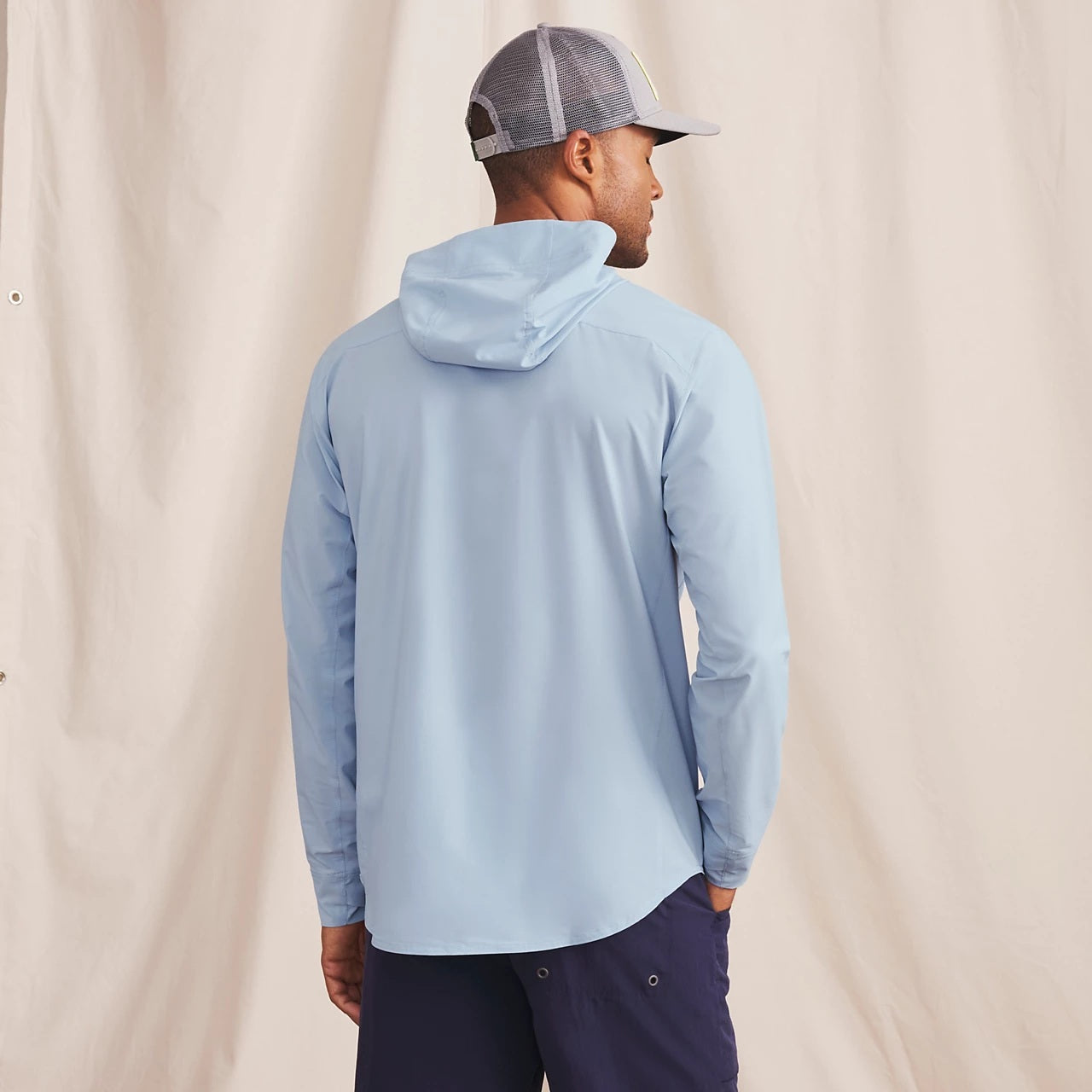PRO Sun Stretch Hoodie- Coastal Blue