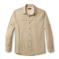 Open Air Caster Long Sleeve Shirt- Khaki/Snow
