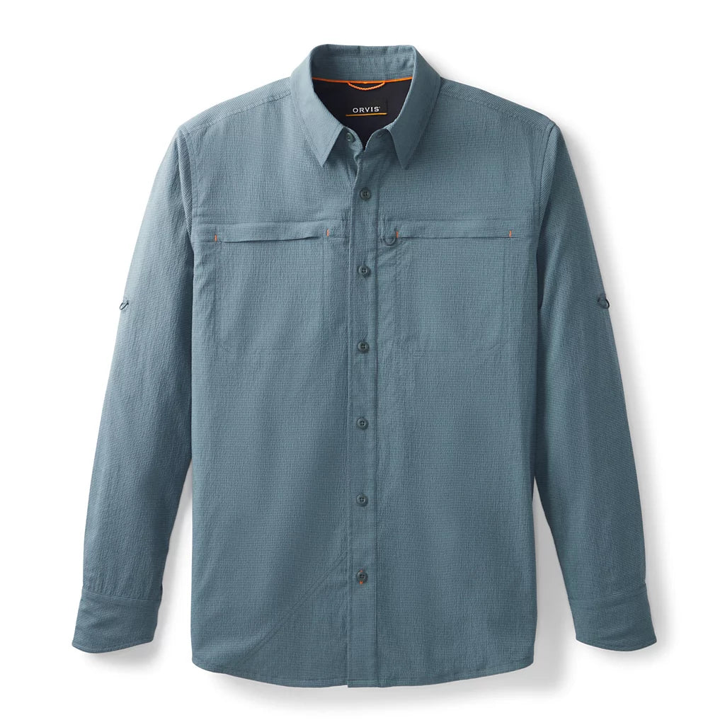 Open Air Caster Long Sleeve Shirt- Deep Sea/Blue Haze