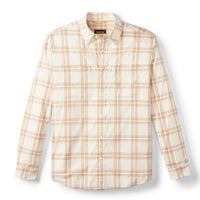 River Guide Long Sleeve Shirt- Snow Multi/Red Setter