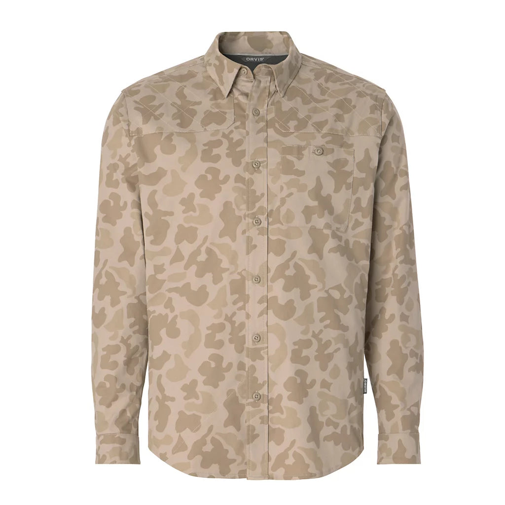 Featherweight Long Sleeve Shooting Shirt- Dove 1971 Camo