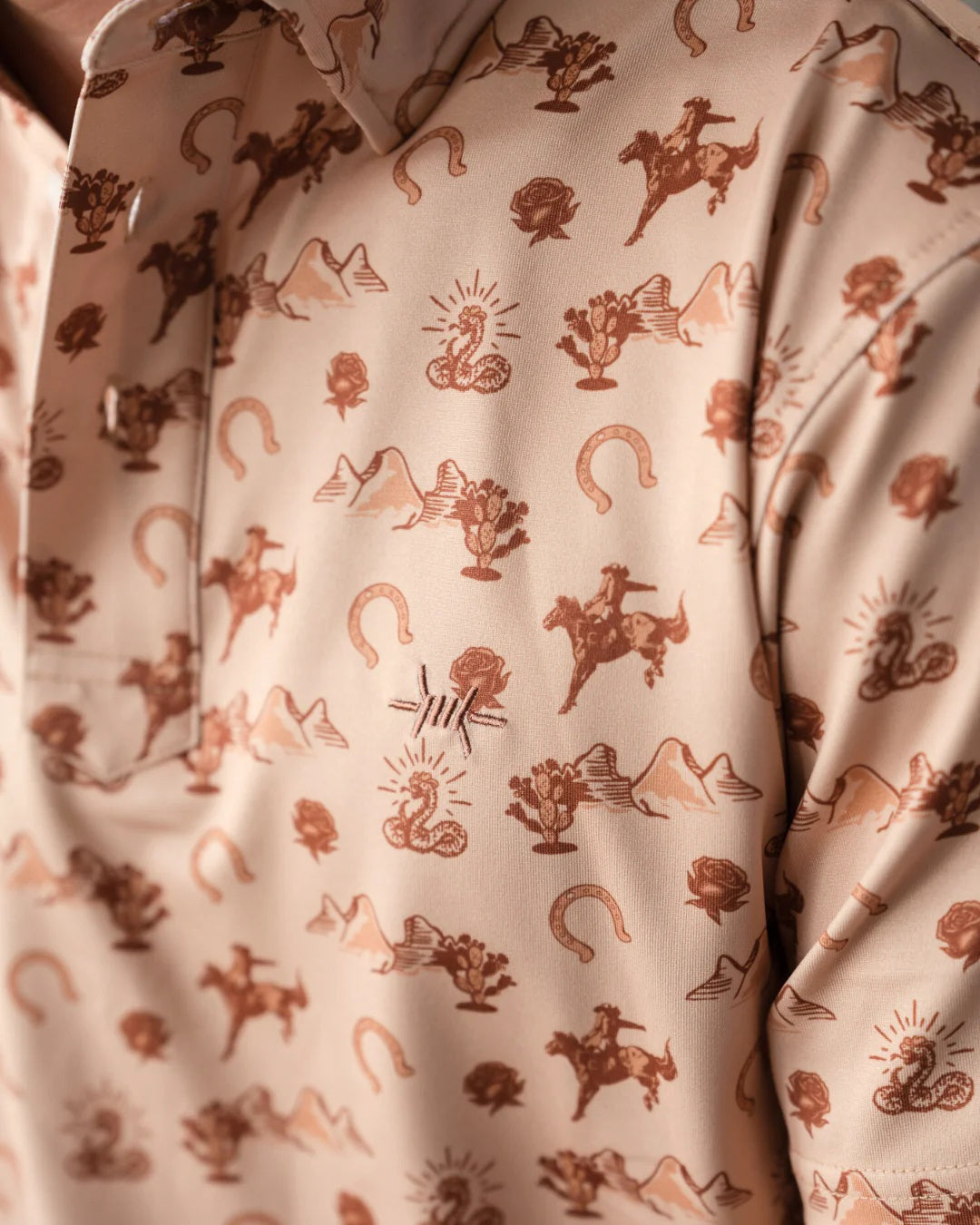 Badlands Traditions Polo- Brown