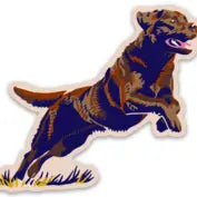 Chocolate Lab Dog Sticker