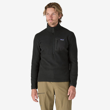 R1 Air 1/2 Zip Neck- Black