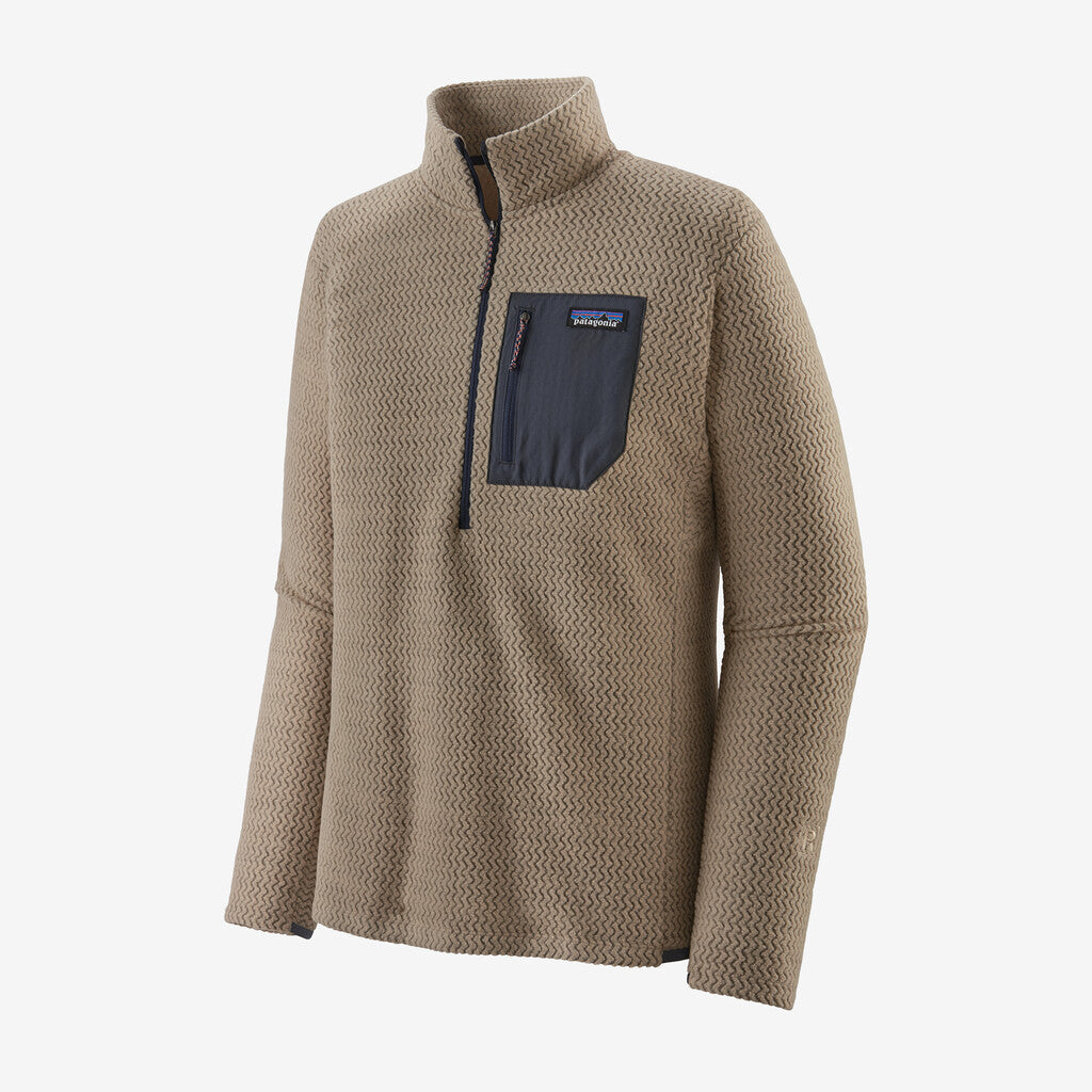 R1 Air 1/2 Zip Neck- Oar Tan