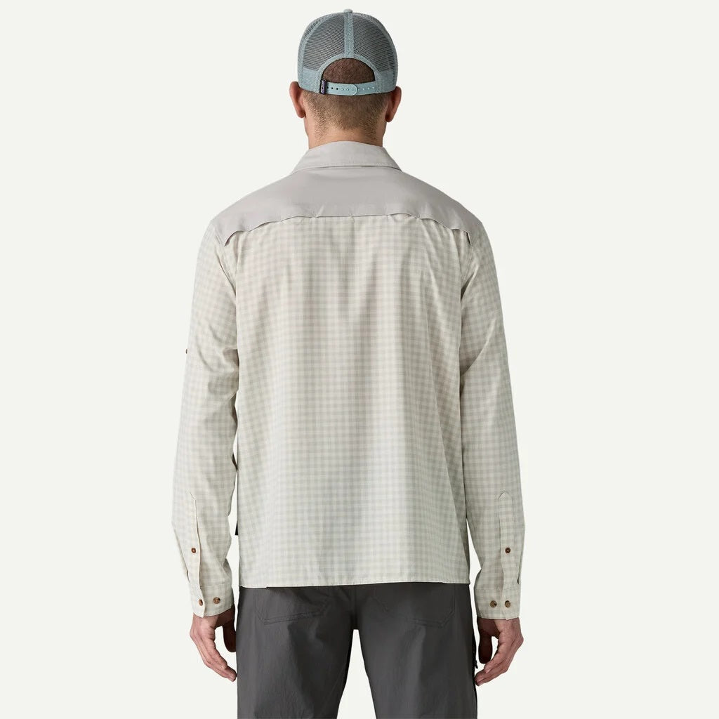 Self-Guided Long-Sleeved Sun Shirt- North Fork/Crisp Grey