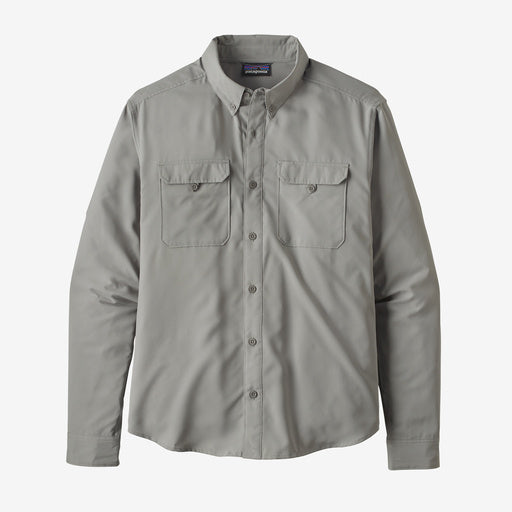 Self Guided Long Sleeve Hike Shirt- Salt Grey