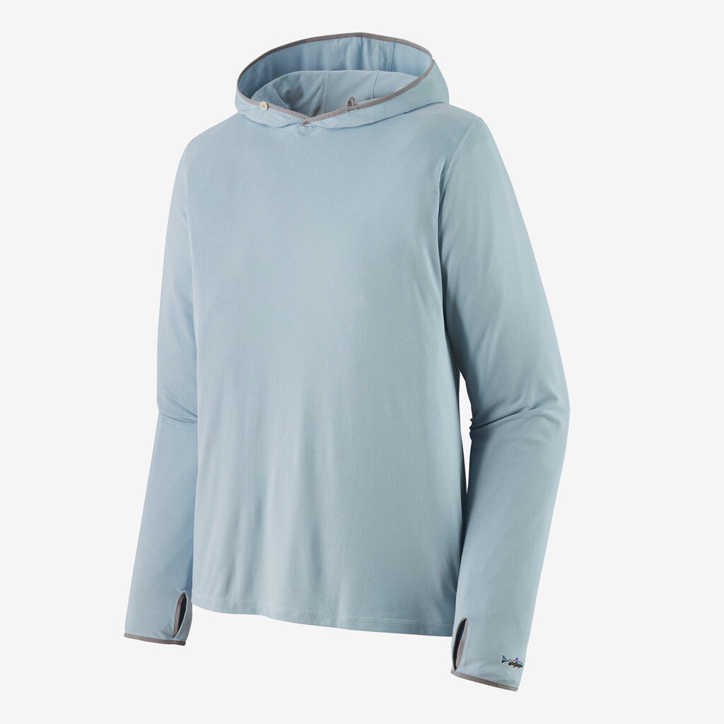 Tropic Comfort Natural Hoody- Steam Blue