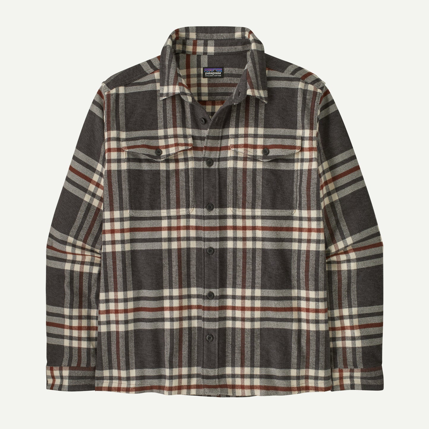 Fjord Flannel Shirt- Catch/Ink Black