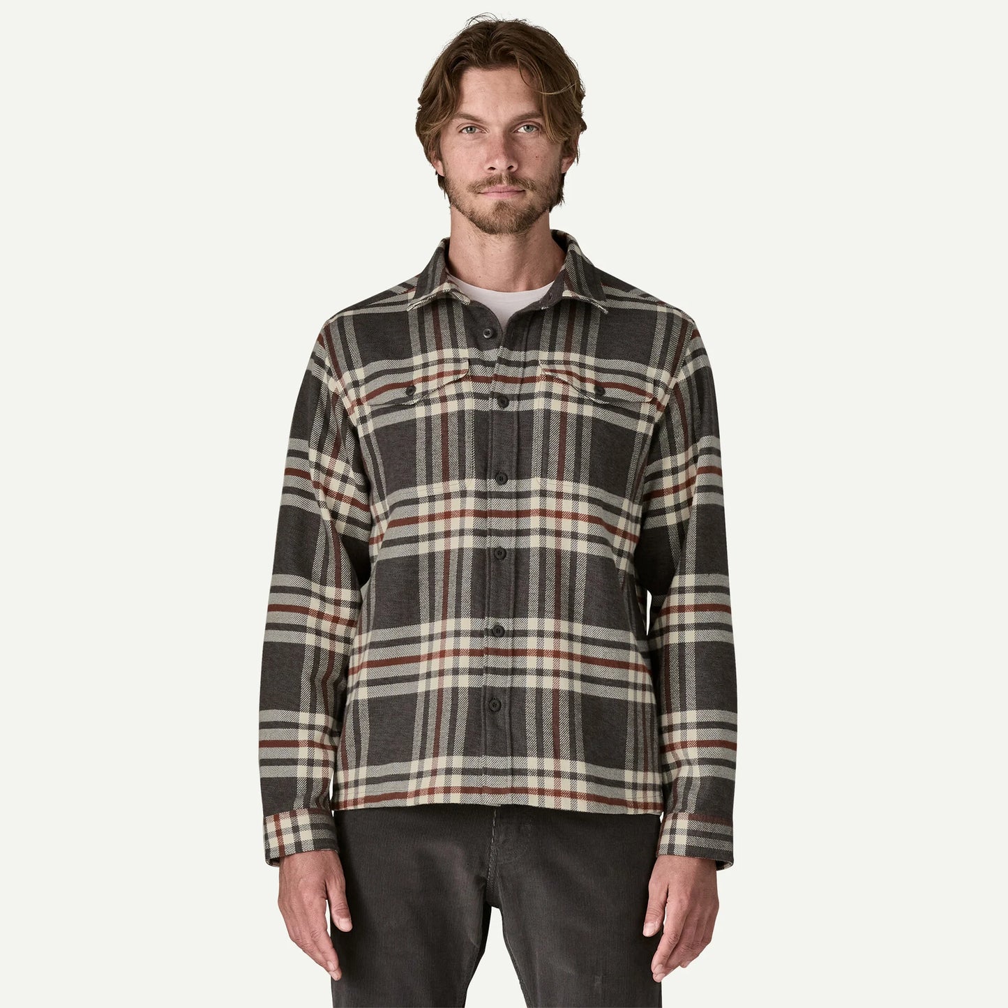 Fjord Flannel Shirt- Catch/Ink Black