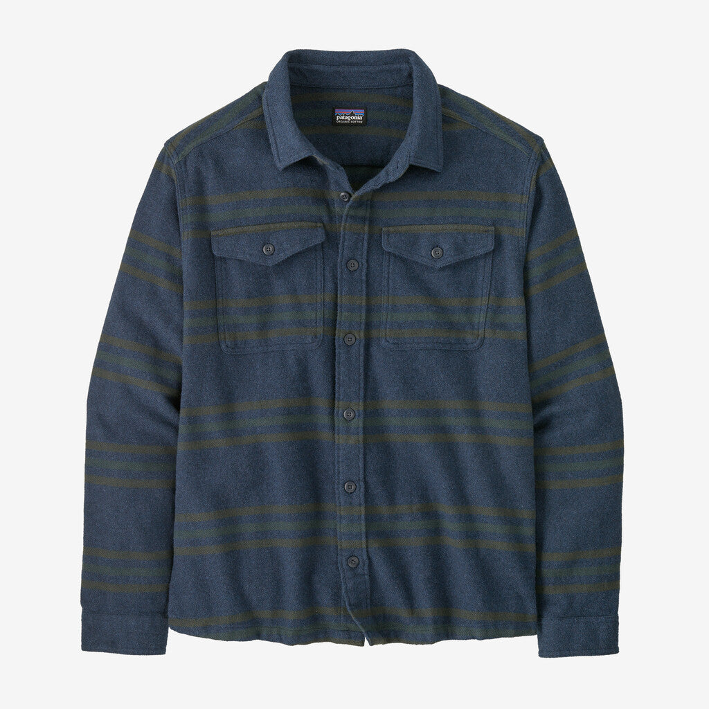 Fjord Flannel Shirt- Treelined/Smolder Blue