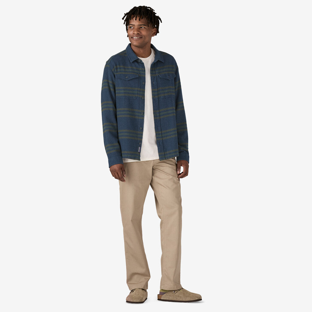 Fjord Flannel Shirt- Treelined/Smolder Blue