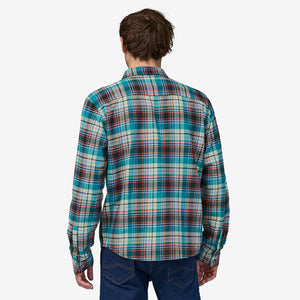 Fjord Flannel Shirt: Lavas- Belay Blue