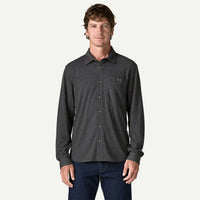 Stretch Fjord Flannel Shirt- Whole Knit/Forge Grey