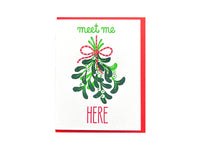 Mistletoe Card