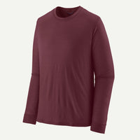 Capilene Cool Long-Sleeve Merino Blend Shirt- Berry Fig
