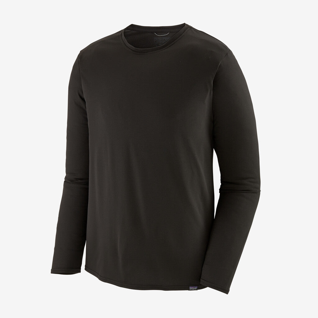 Capilene Cool Daily Long Sleeve Shirt- Black