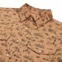 Signature Pearl Snap Shirt- West Texas Toile