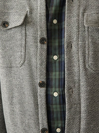 Inlet Knit CPO- Medium Grey Melange