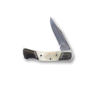 White Bone Lockback- 3 1/8