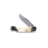 White Bone Lockback- 3 3/4