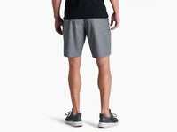 Getaway Shorts- Gunmetal Geo Texture