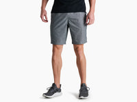 Getaway Shorts- Gunmetal Geo Texture