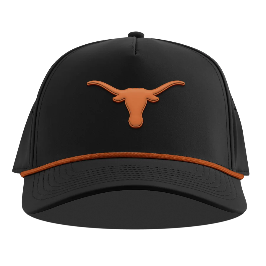 University of Texas Curved 5 Panel Rope Hat - Black