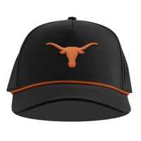 University of Texas Curved 5 Panel Rope Hat - Black