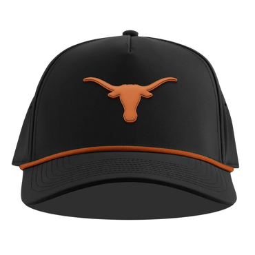 University of Texas Curved 5 Panel Rope Hat - Black