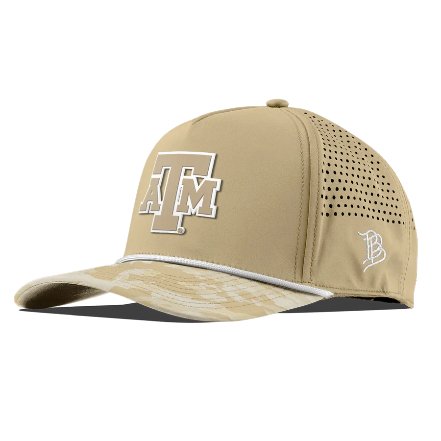 Texas A&M University Curved 5 Panel Rope Hat