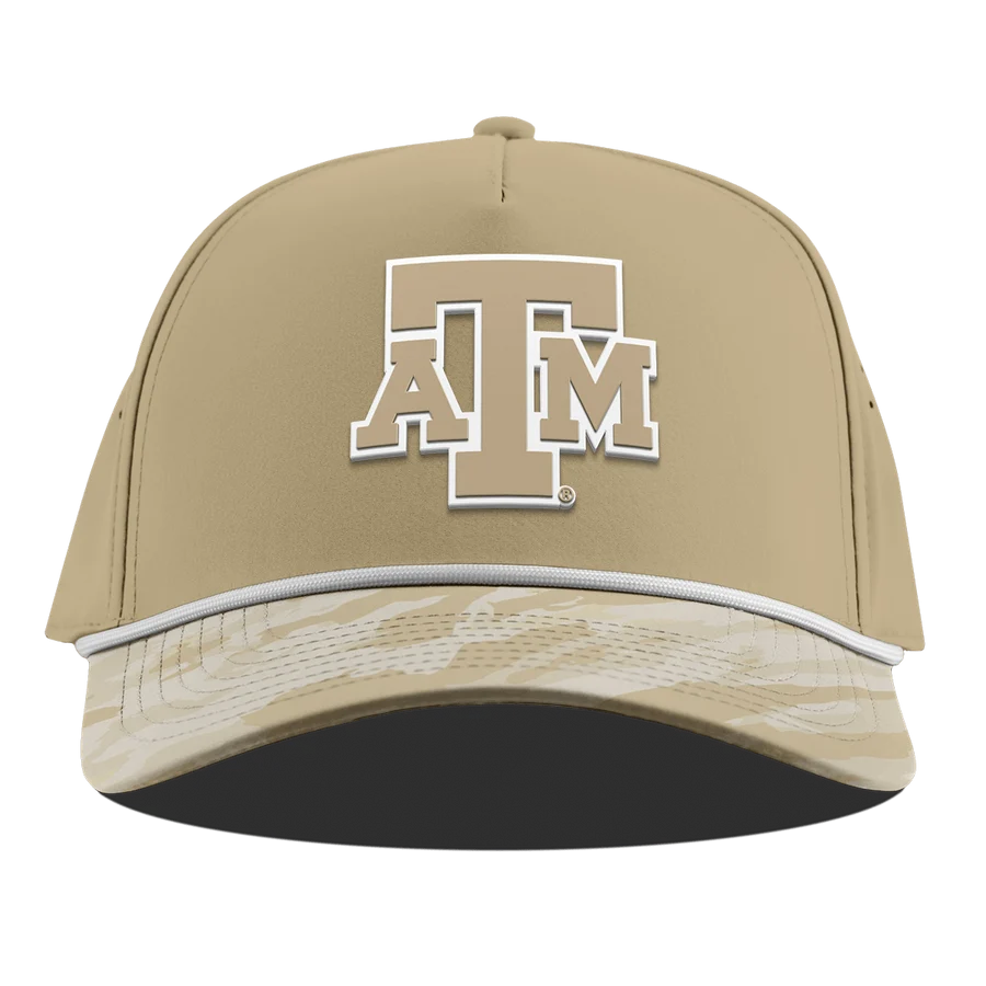 Texas A&M University Curved 5 Panel Rope Hat
