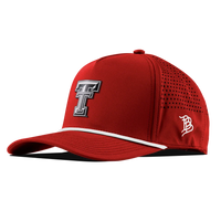 Texas Tech University Curved 5 Panel Rope Hat - Red