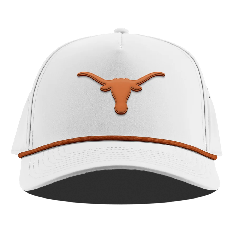 University of Texas Curved 5 Panel Rope Hat - White